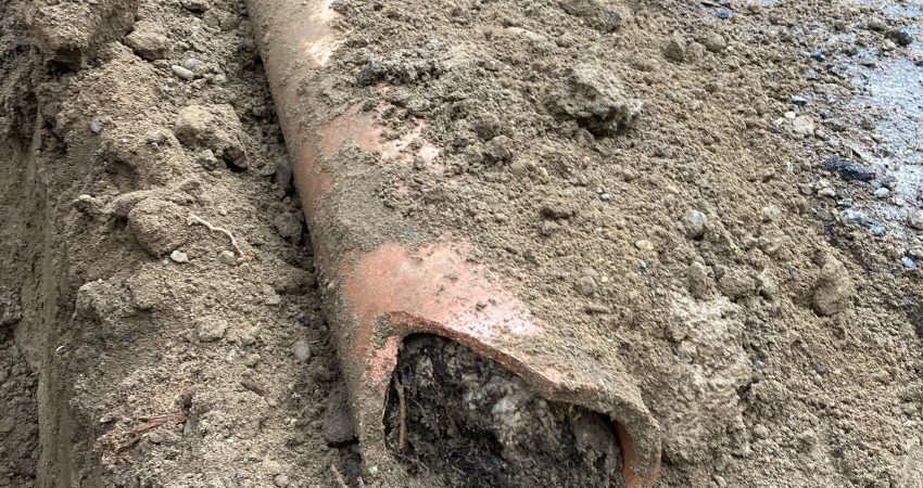 Our recent water emergency was the result of this broken pipe!